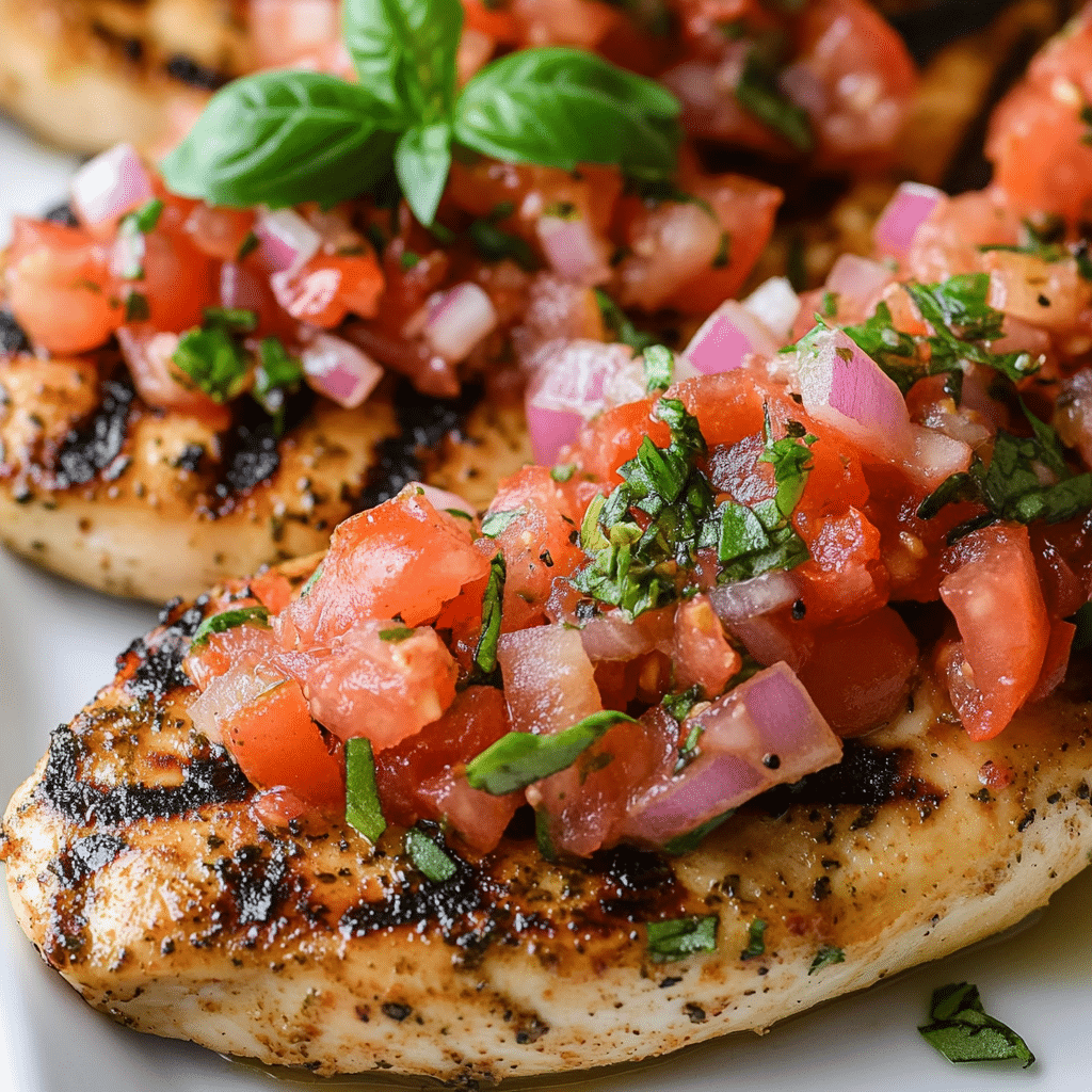 Grilled Bruschetta Chicken