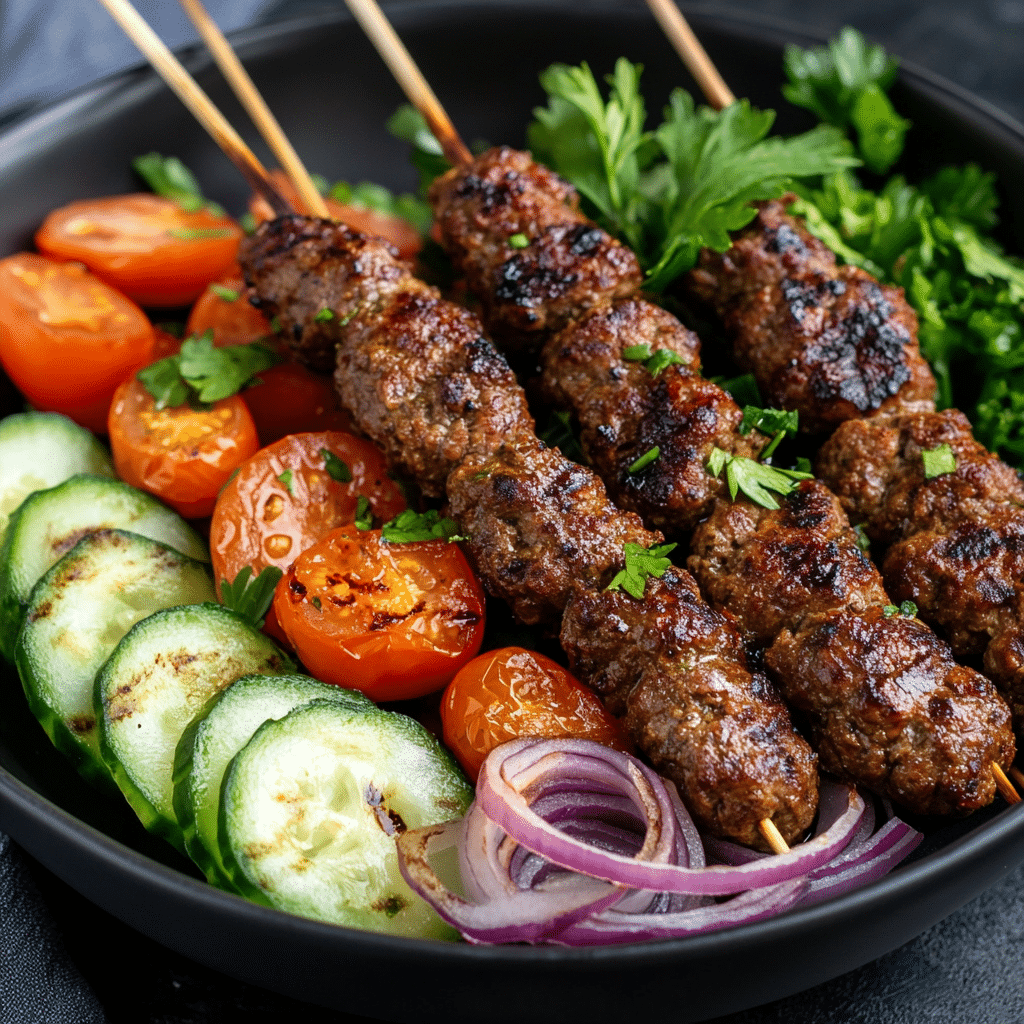 Ground Beef Kebabs (Grill or Oven)