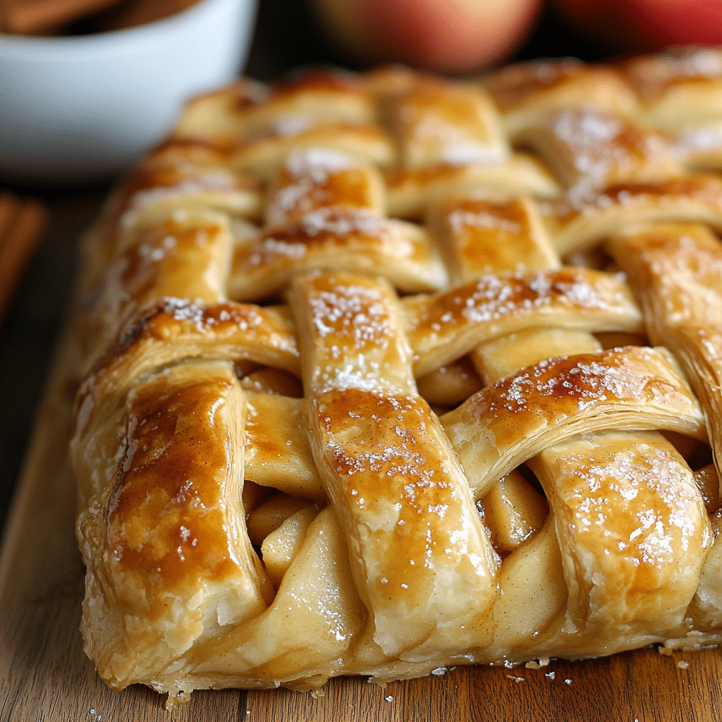 Braided Apple Puff Pastry