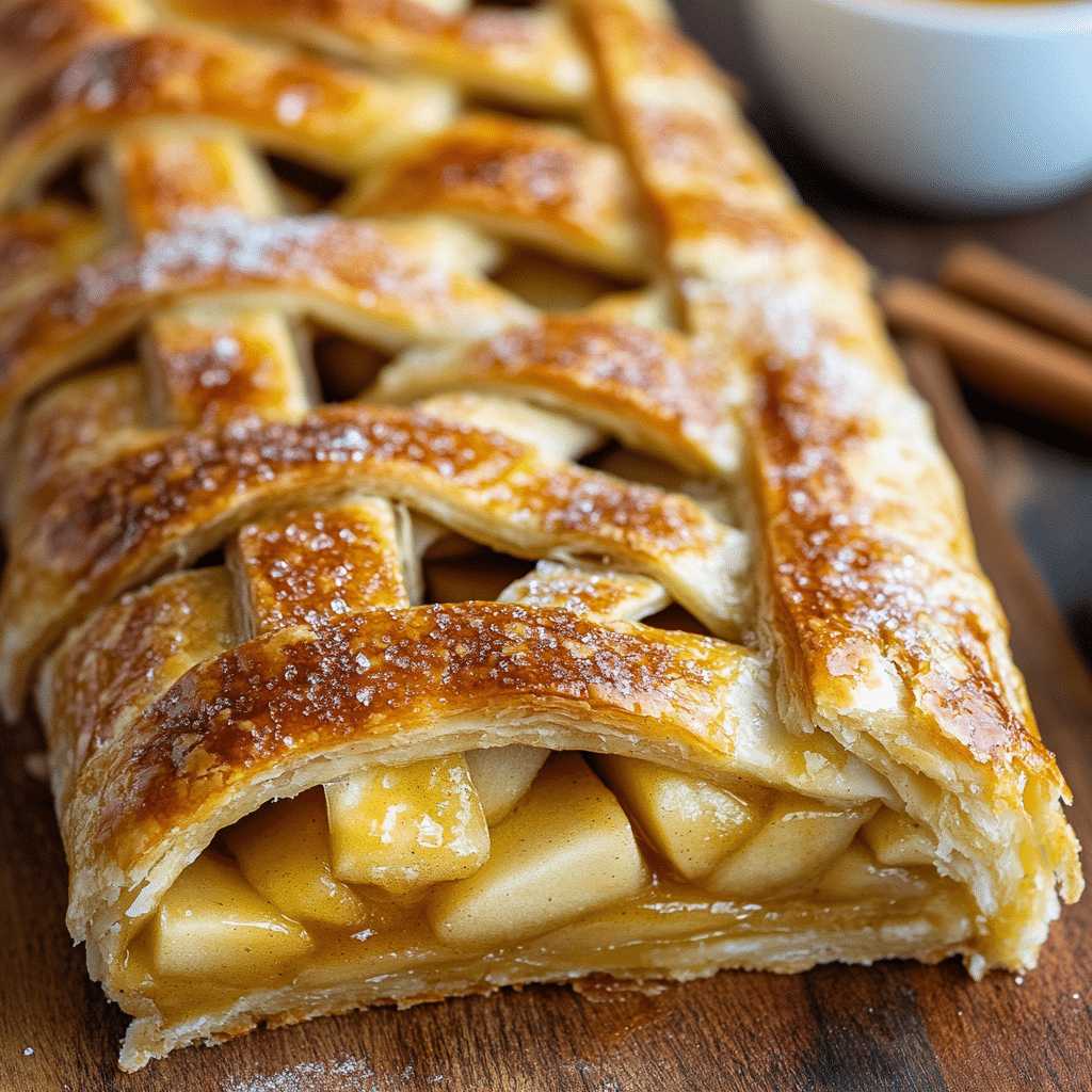 Braided Apple Puff Pastry