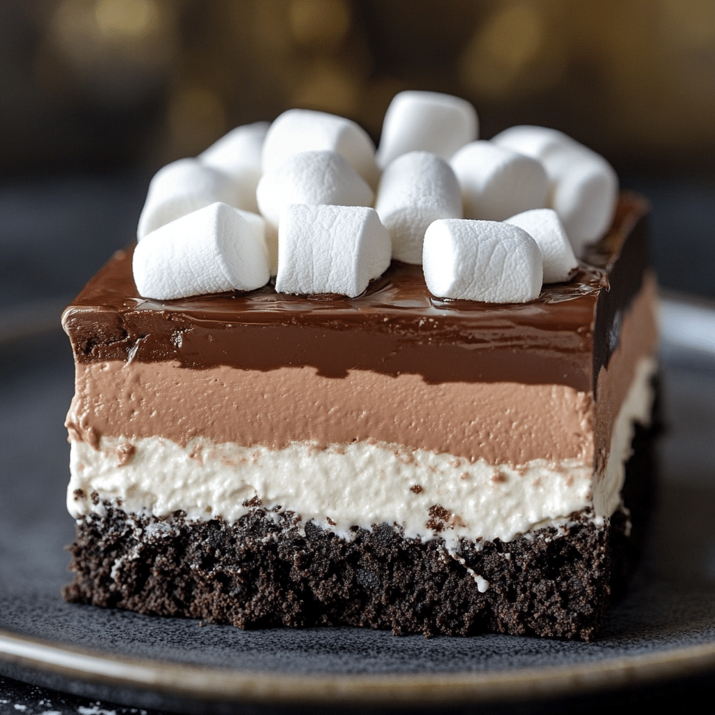 Hot Chocolate Lasagna