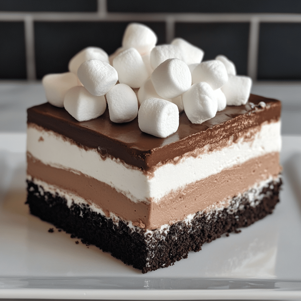 Hot Chocolate Lasagna