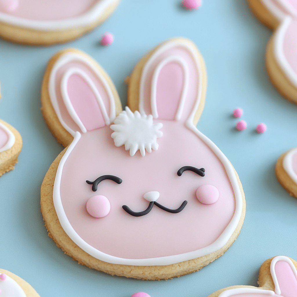 Bunny-Shaped Sugar Cookies