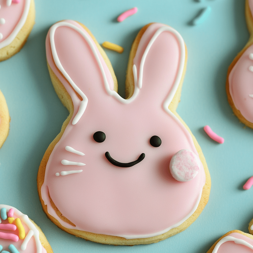 Bunny-Shaped Sugar Cookies