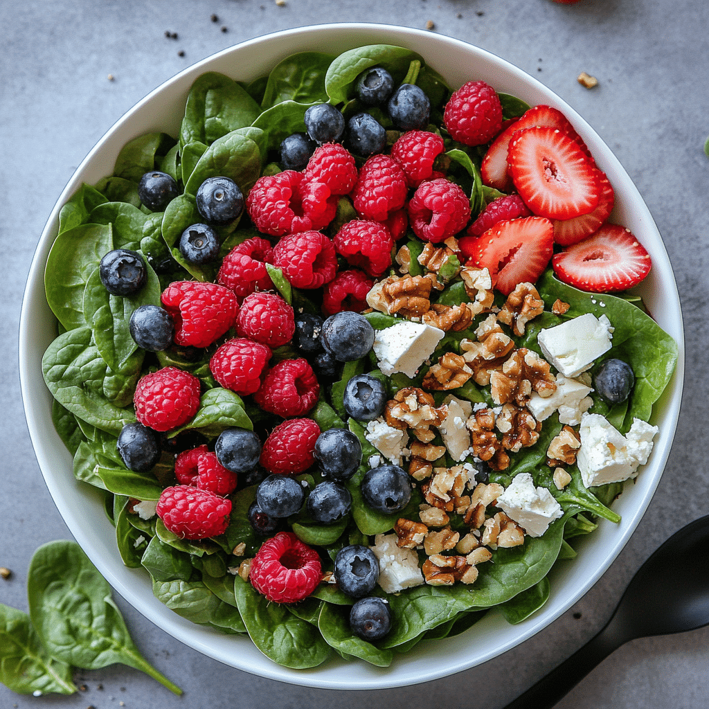 Strawberry Spinach Salad