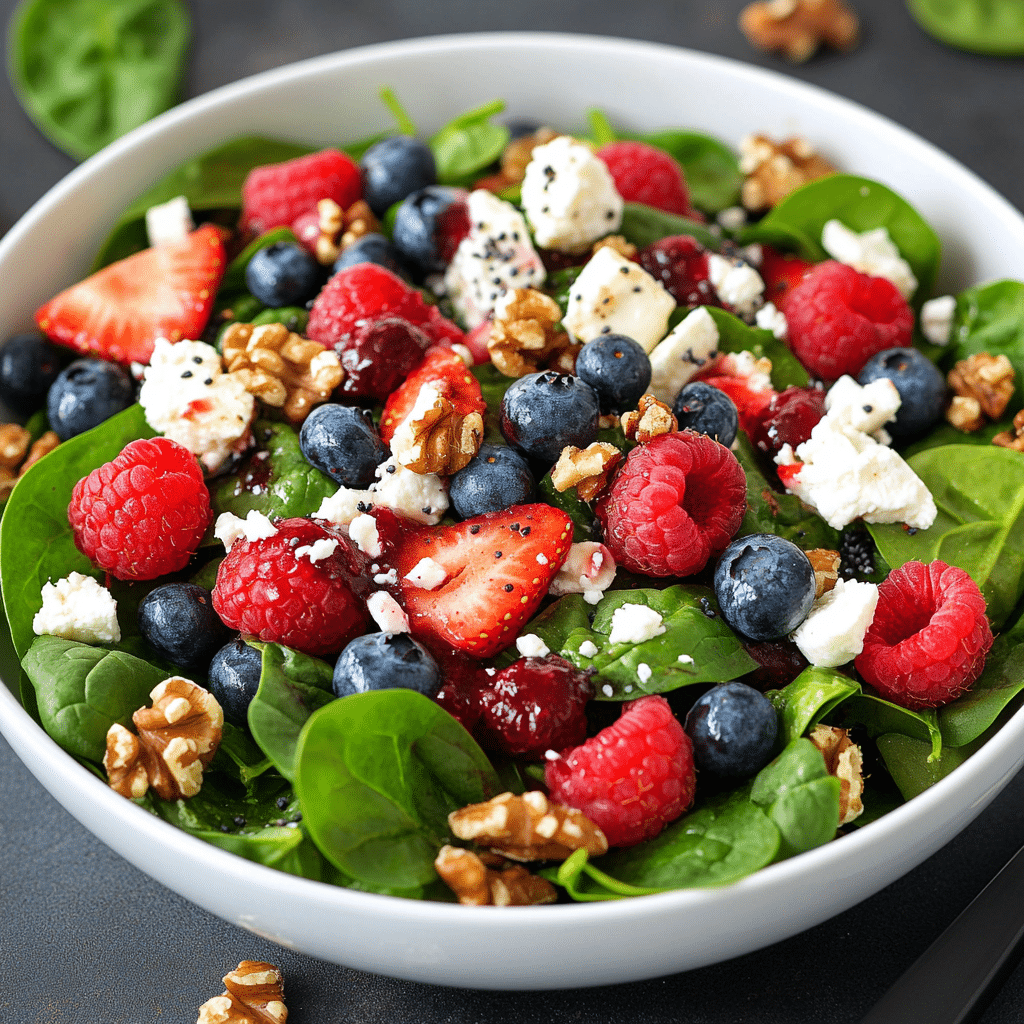 Strawberry Spinach Salad