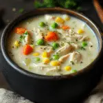 Slow Cooker Chicken Pie Soup