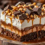 Snickers Poke Cake