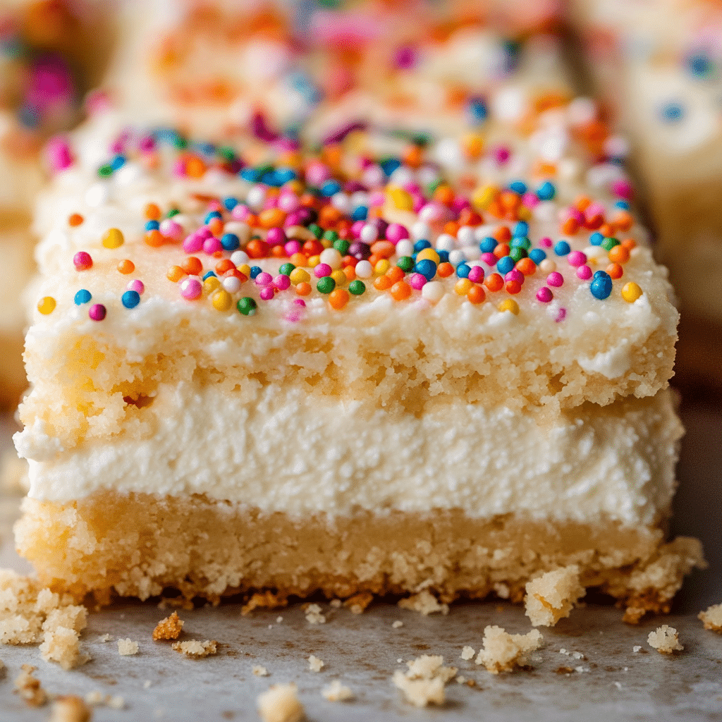 Sugar Cookie Cheesecake Bars