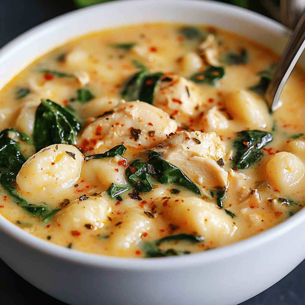 Olive Garden Chicken Gnocchi Soup (Copycat!)