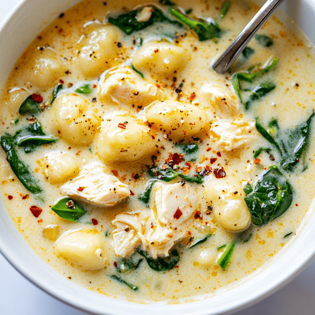 Olive Garden Chicken Gnocchi Soup (Copycat!)