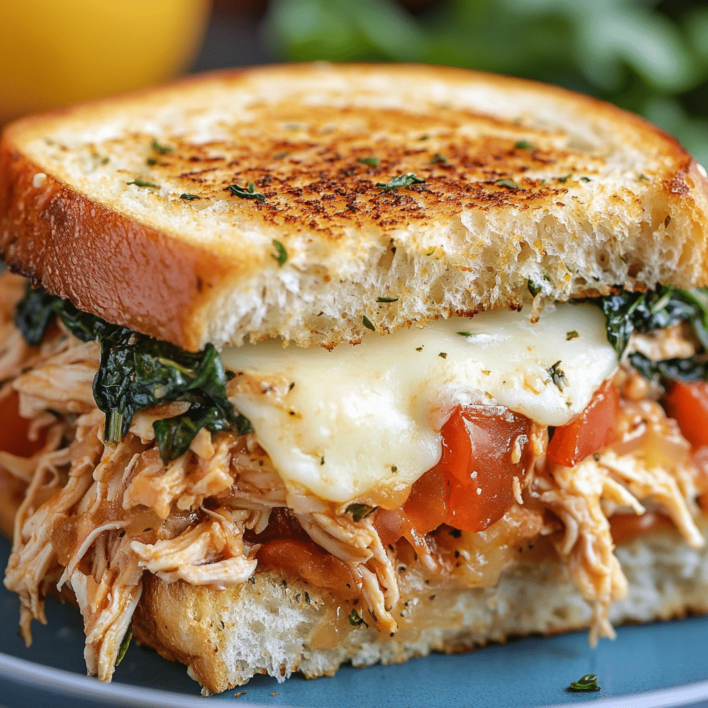 Slow Cooker Italian Chicken Sandwiches