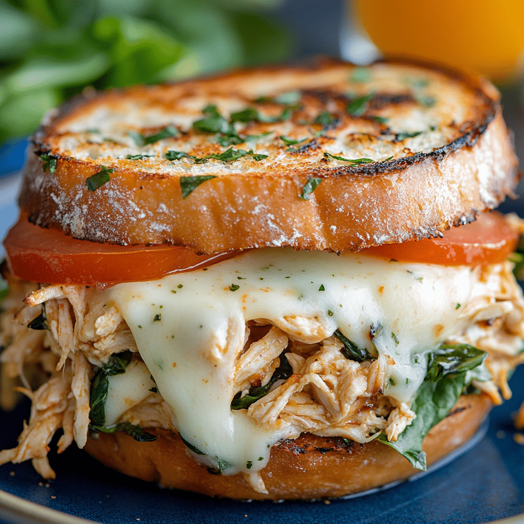 Slow Cooker Italian Chicken Sandwiches