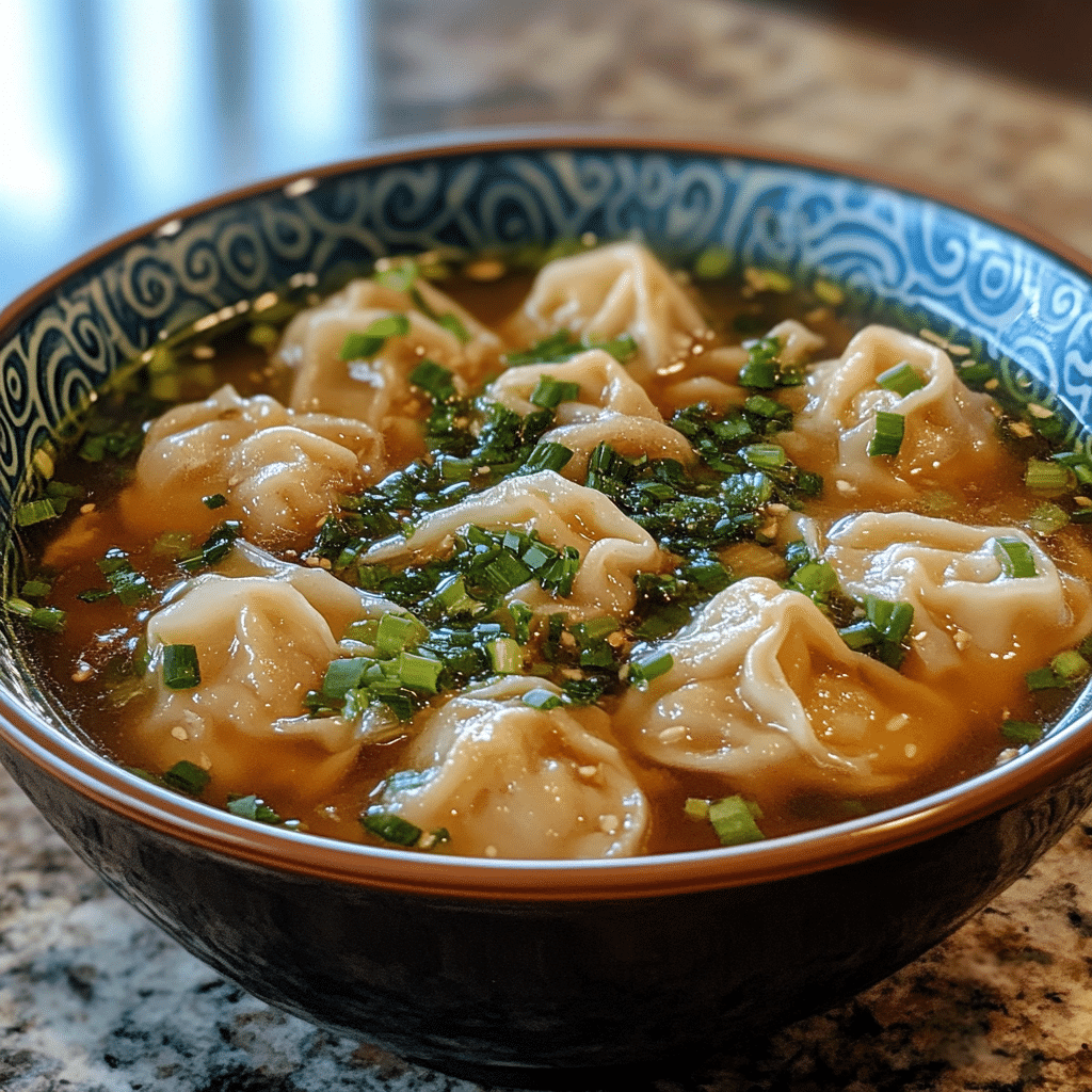 Quick & Easy Wonton Soup Recipe