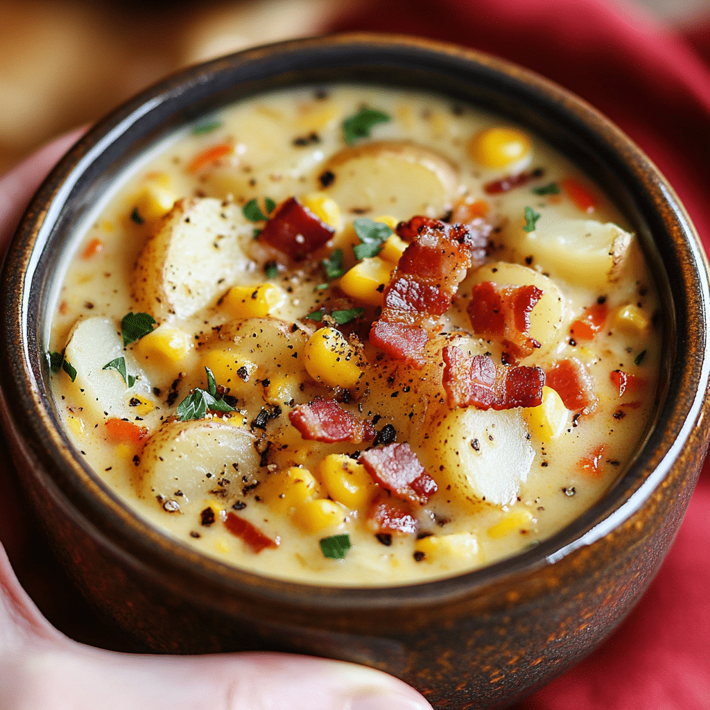 Hearty Homemade Corn Chowder