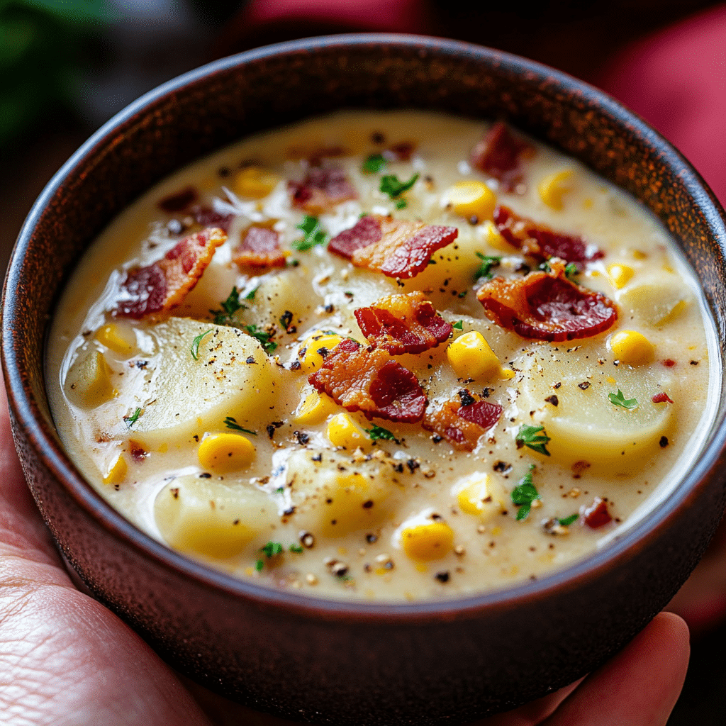 Hearty Homemade Corn Chowder