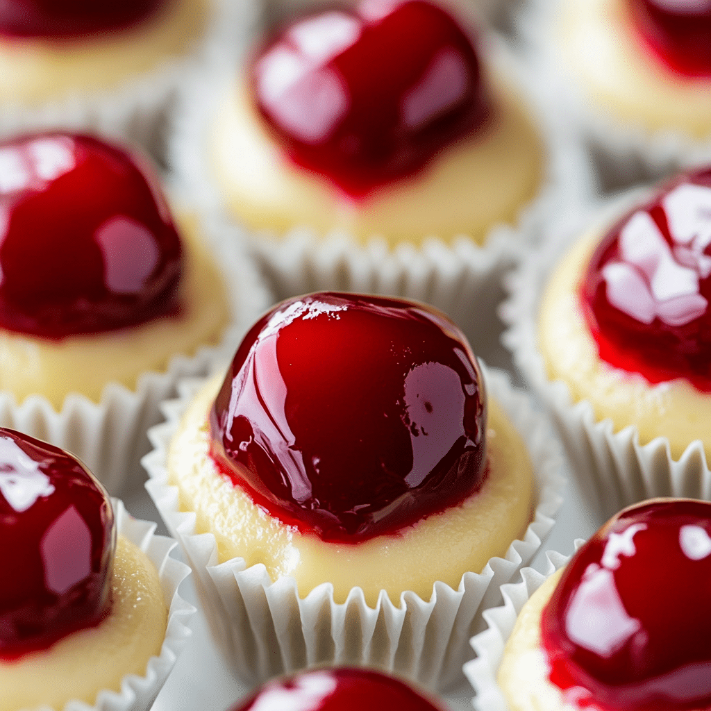 Super Easy Mini Cheesecakes with Vanilla Wafer Crust