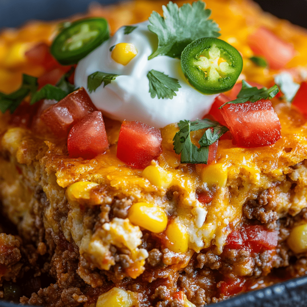 Cowboy Cornbread Casserole