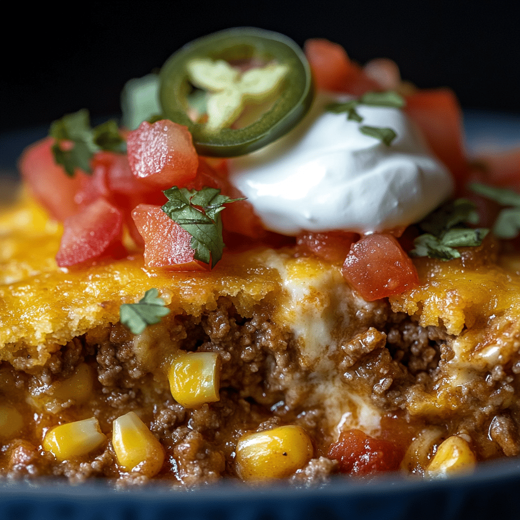 Cowboy Cornbread Casserole