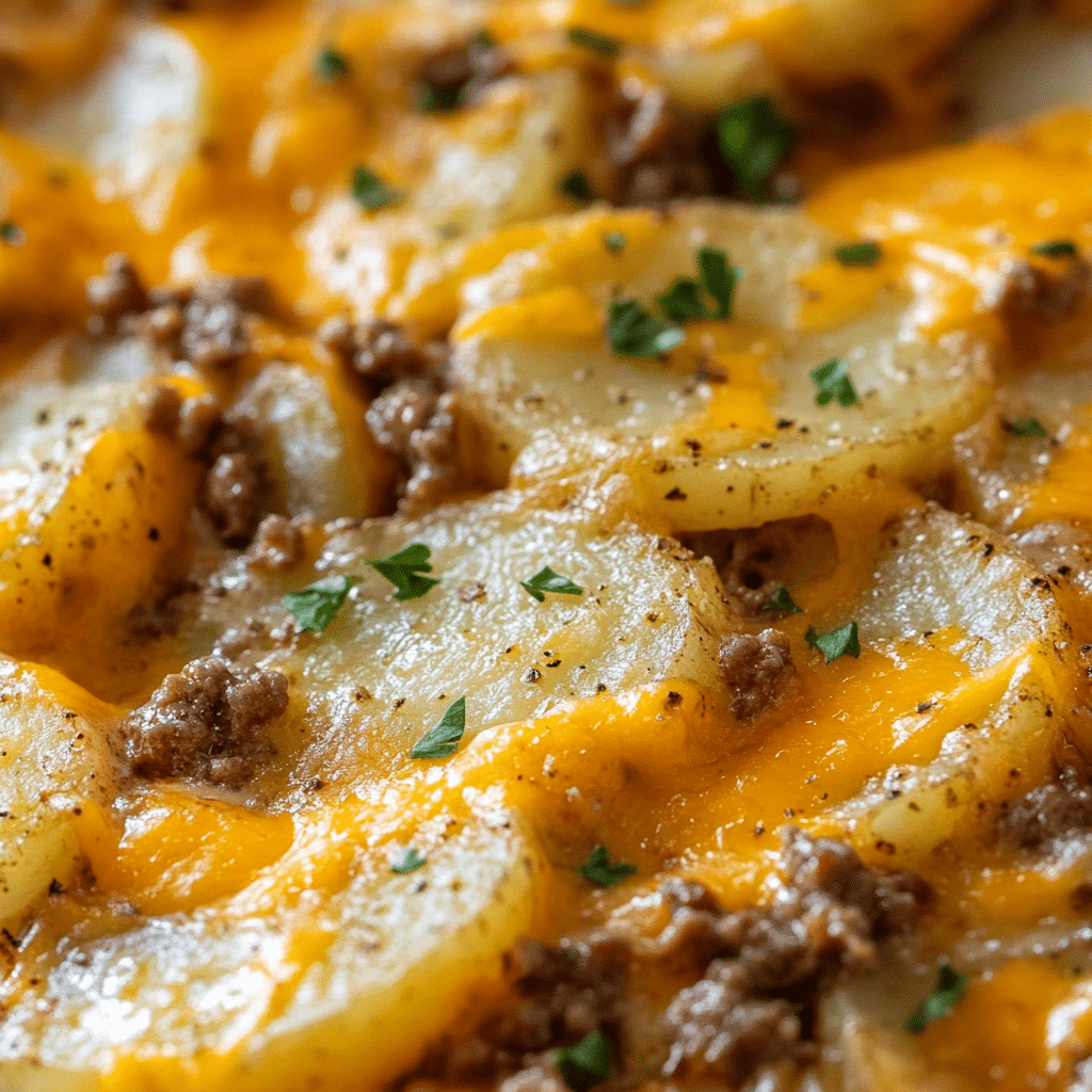 Hamburger and Potato Casserole