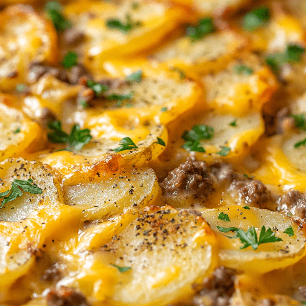 Hamburger and Potato Casserole