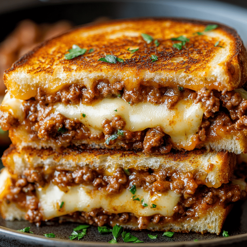 Grilled Cheese Sloppy Joes