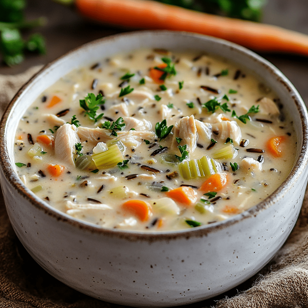 Slow Cooker Chicken Wild Rice Soup