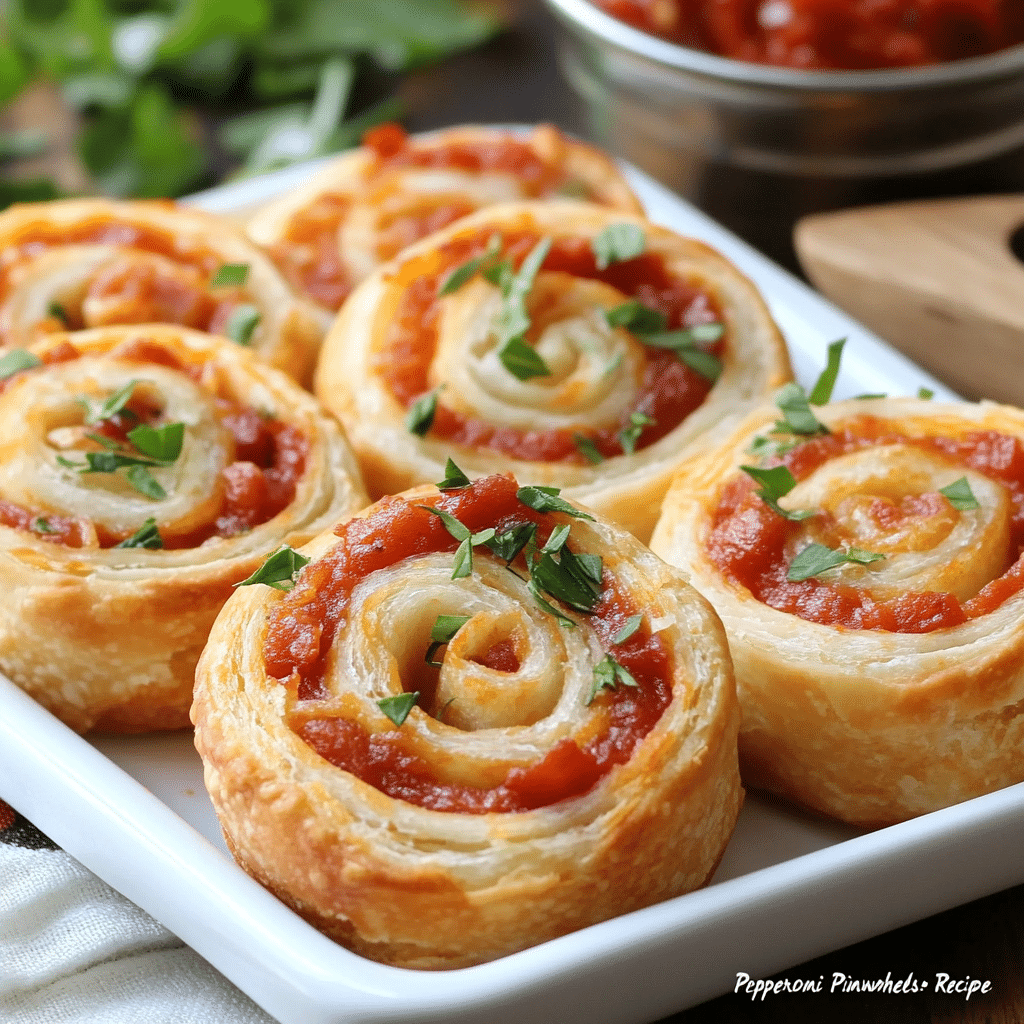 Pepperoni Pinwheels Appetizer Recipe