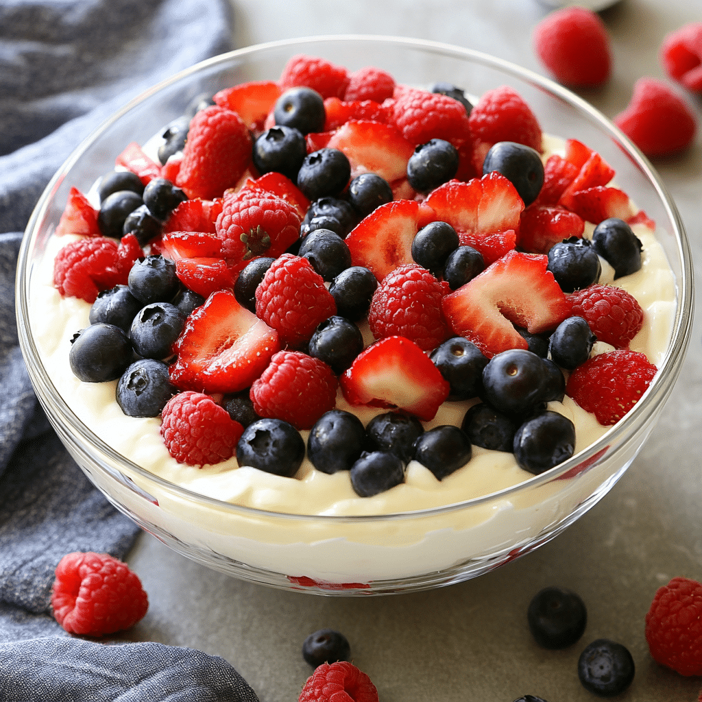 Summer Berry Cheesecake Salad