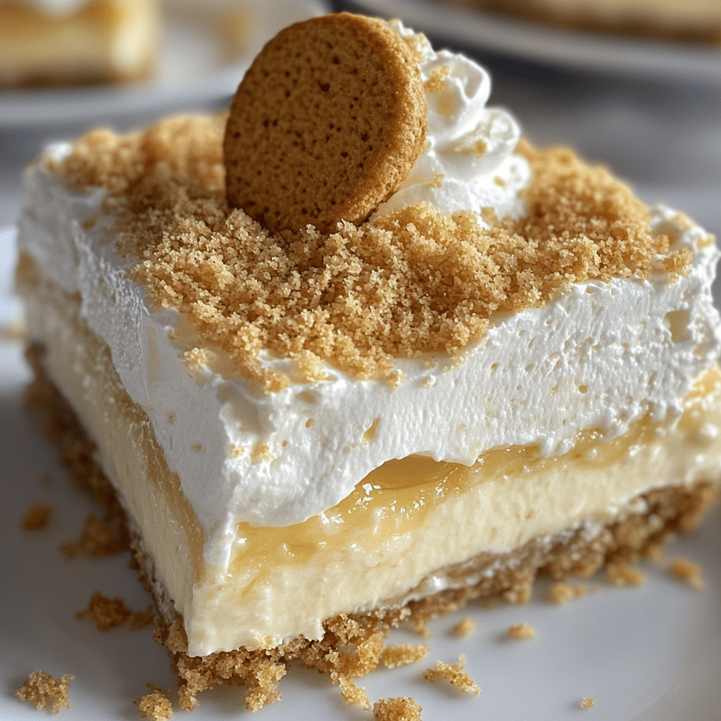 Banana Pudding Poke Cake