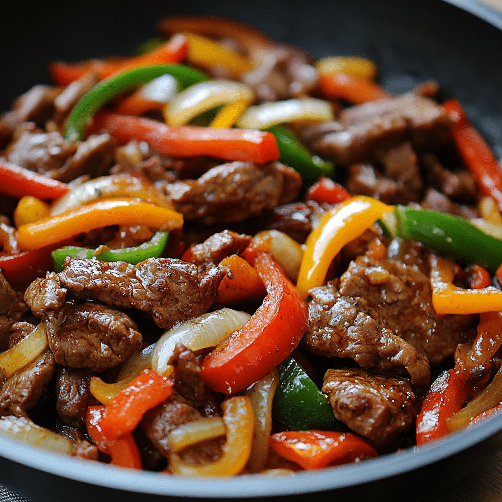 Steak and Cheese Skillet