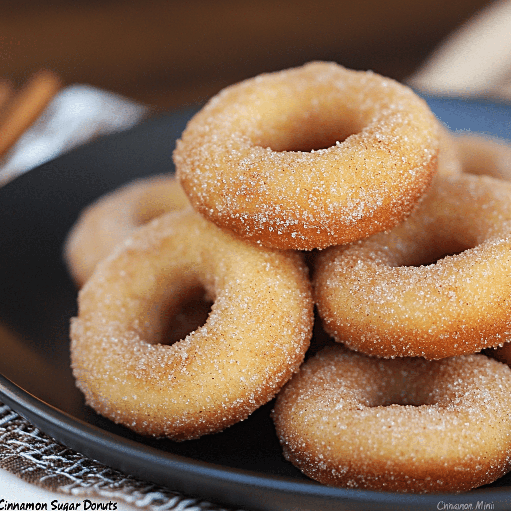 Cinnamon Sugar Mini Donuts