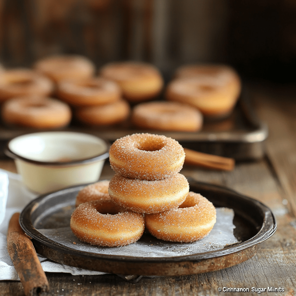 Cinnamon Sugar Mini Donuts