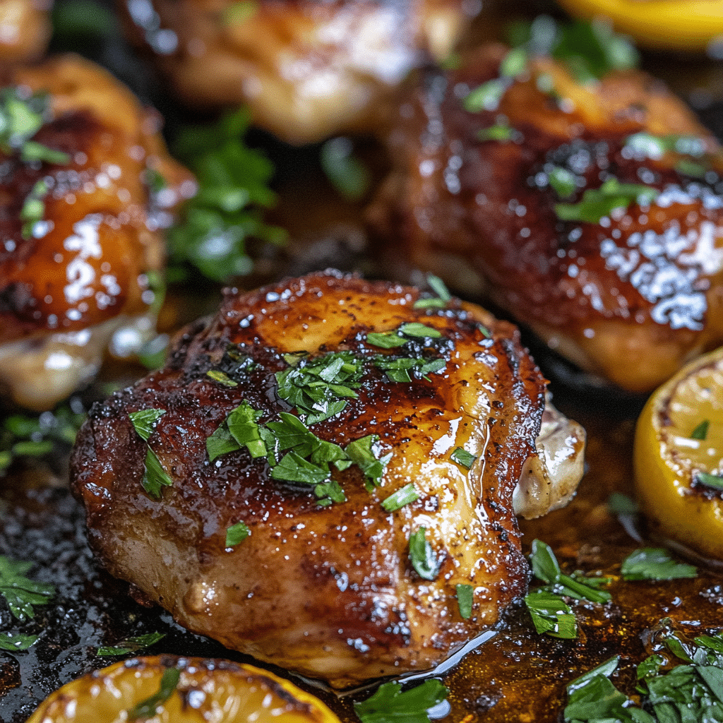 Oven-Baked BBQ Chicken Thighs