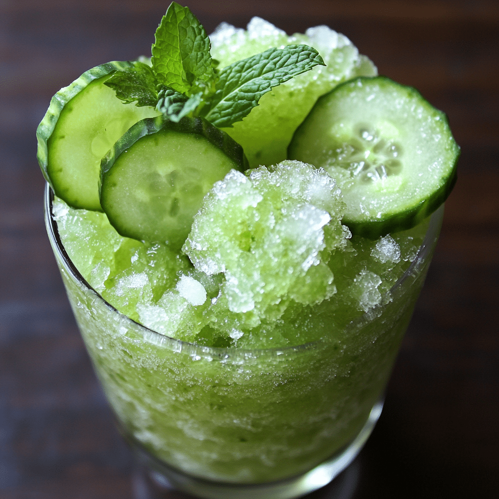 Cucumber Granita