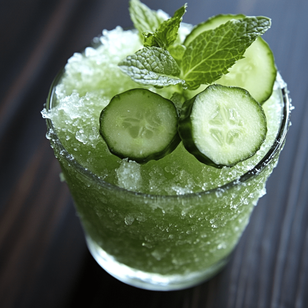 Cucumber Granita