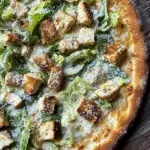 Chicken Crust Caesar Salad Pizza