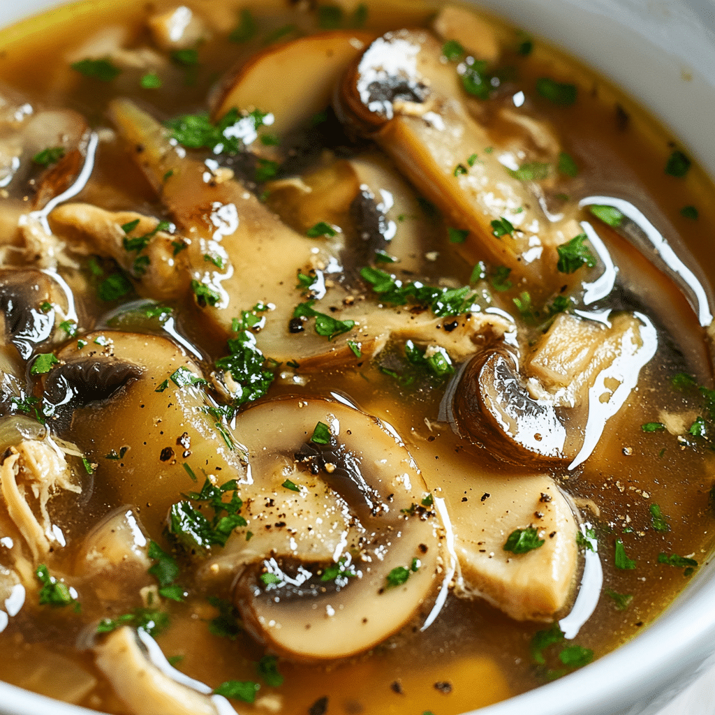 Rotisserie Chicken Mushroom Soup