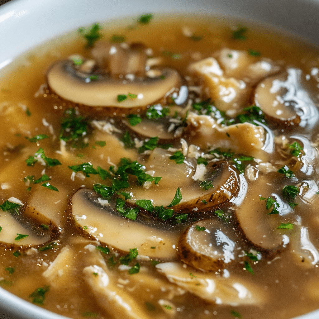 Rotisserie Chicken Mushroom Soup