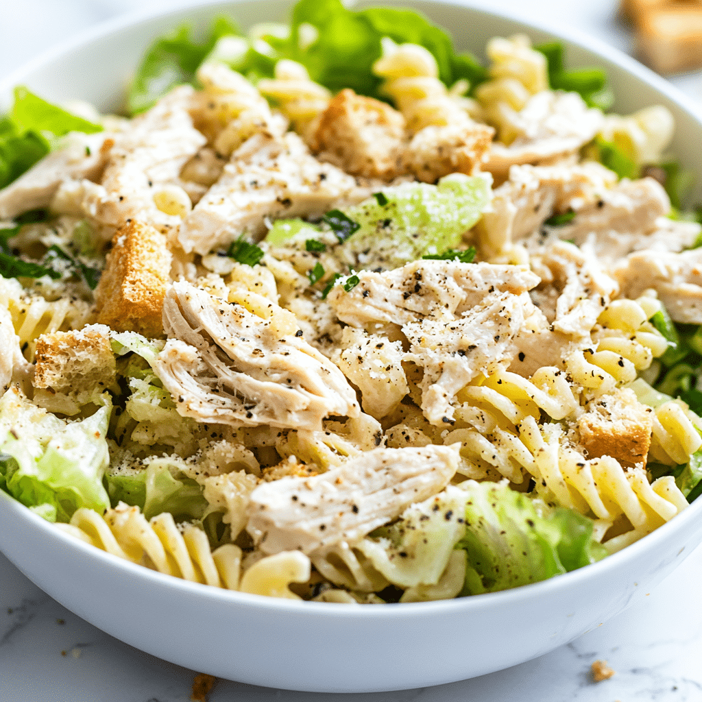 Chicken Caesar Pasta Salad Recipe