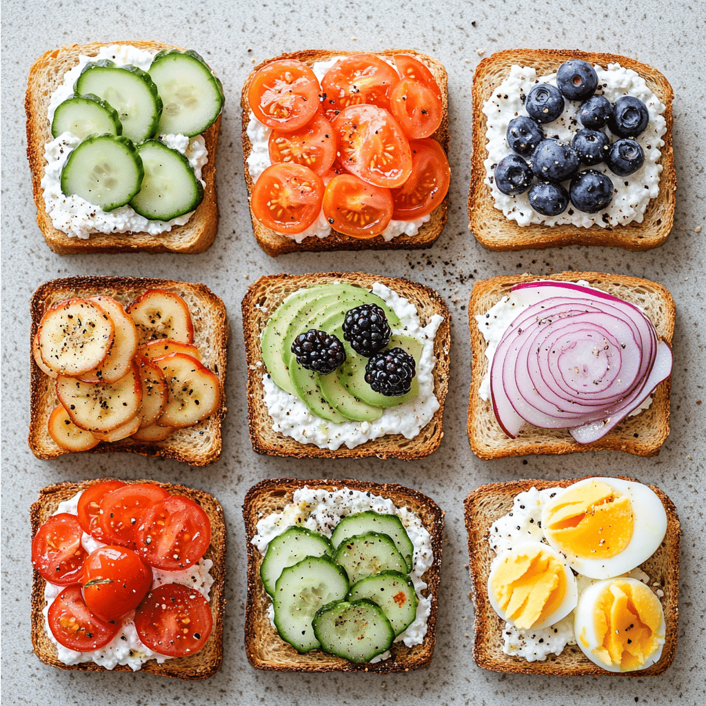 Quick 5-Minute Cottage Cheese Breakfast Toast