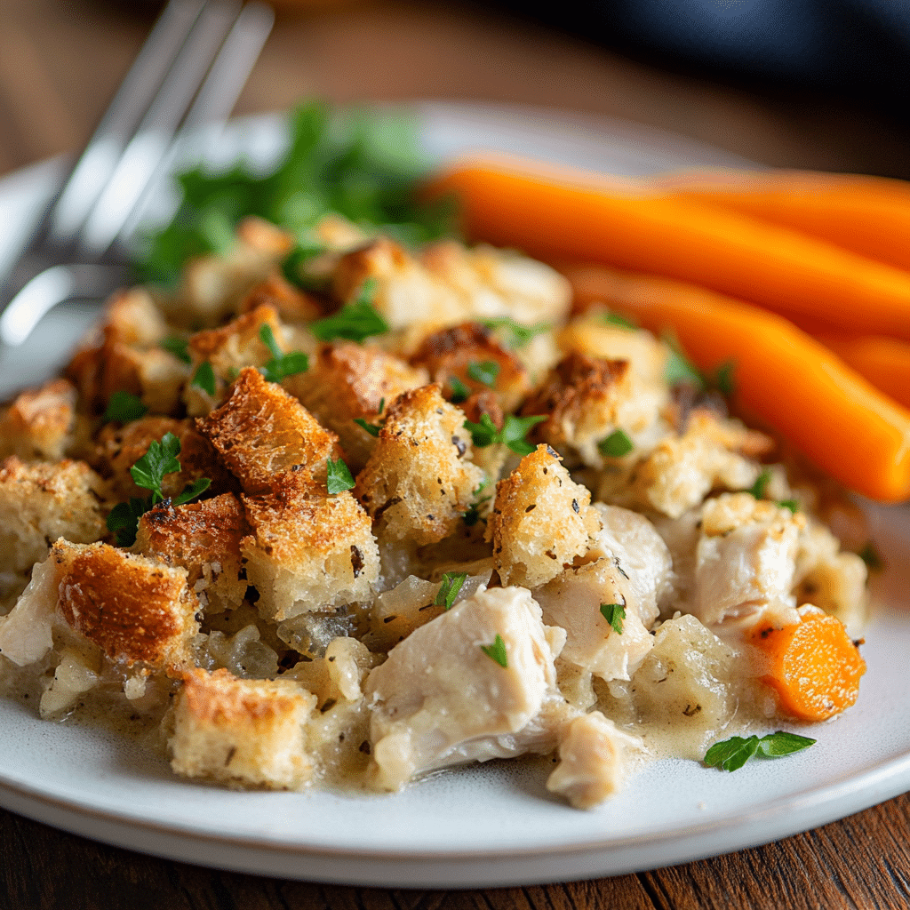 1980s Slow Cooker CrockPot Chicken and Stuffing