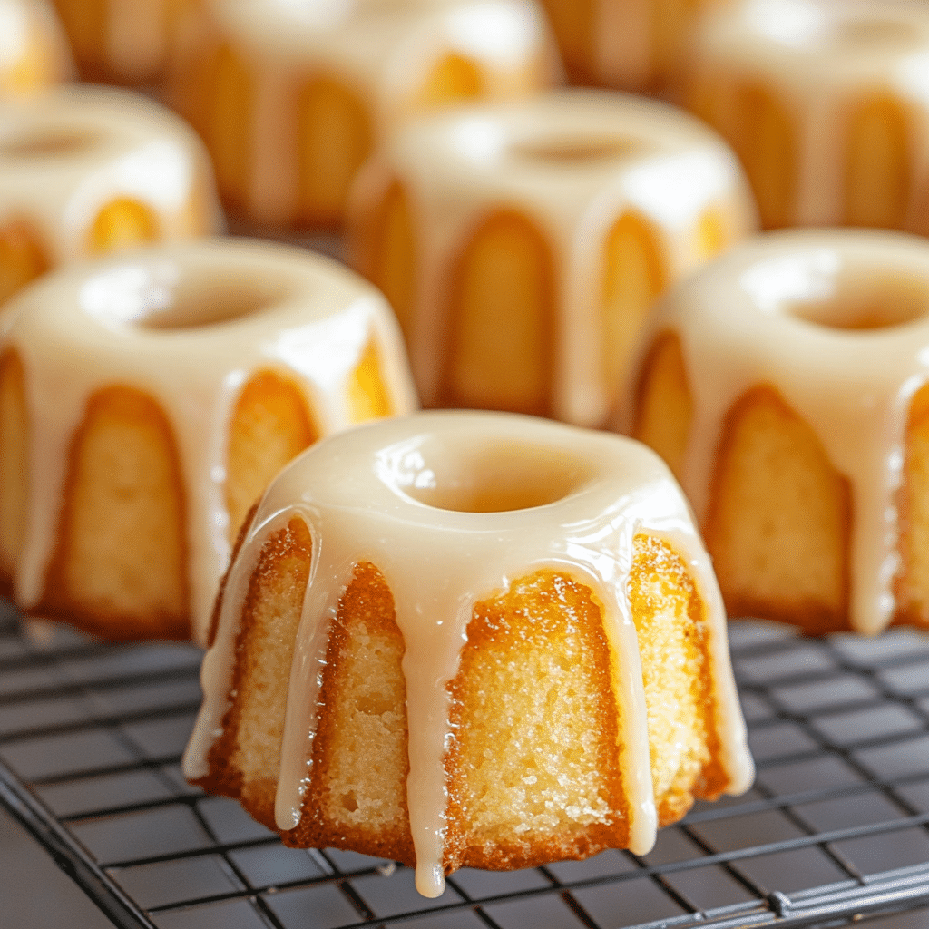 Mini Lemon Bundt Cakes