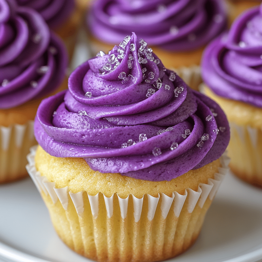 Grape Crush Cupcakes