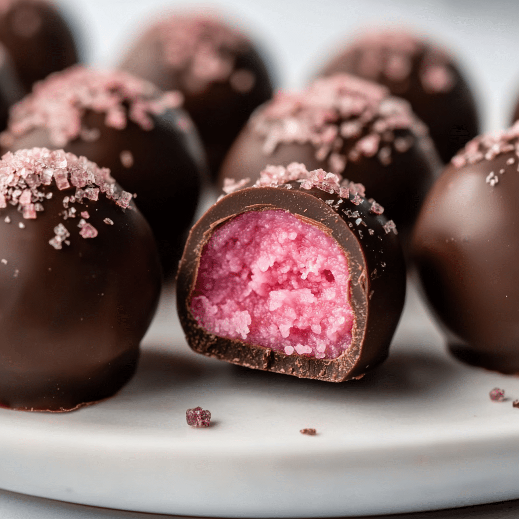 Cherry Mash Truffles