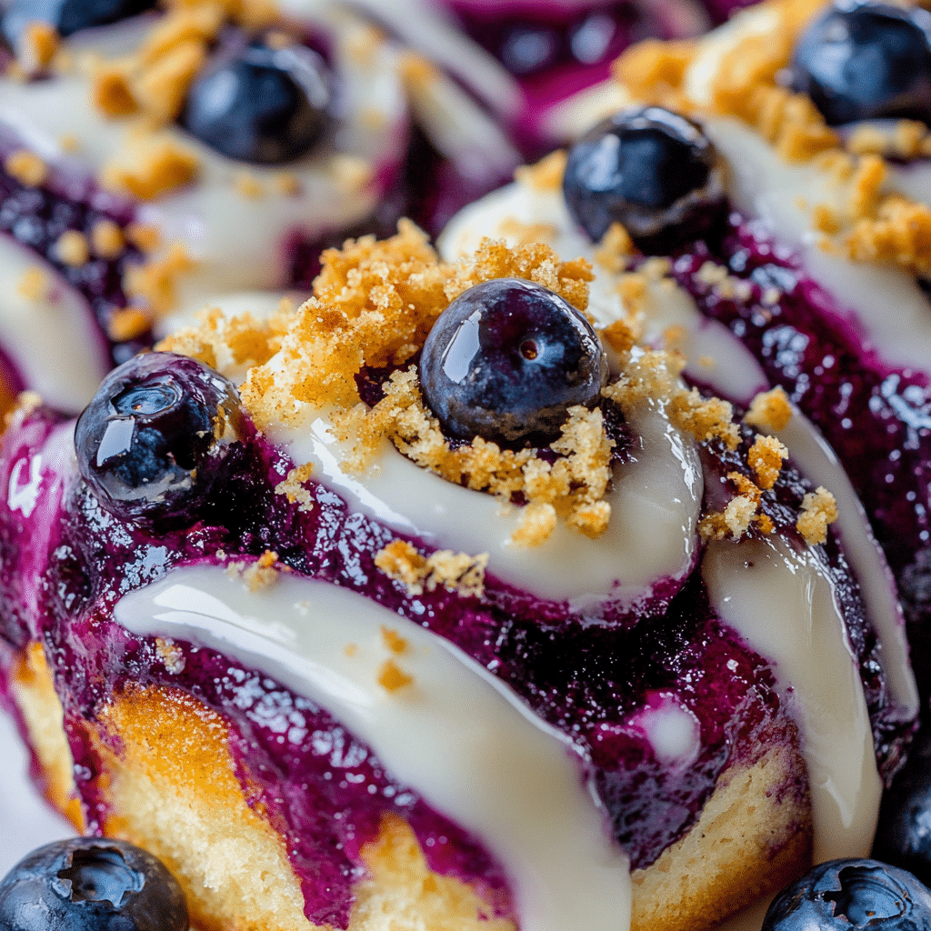 Blueberry Cheesecake Rolls