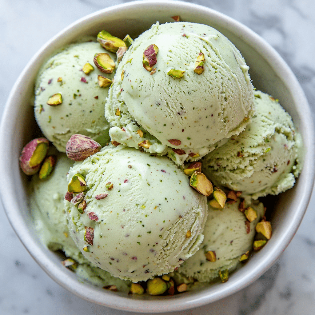 High Protein Pistachio Ice Cream