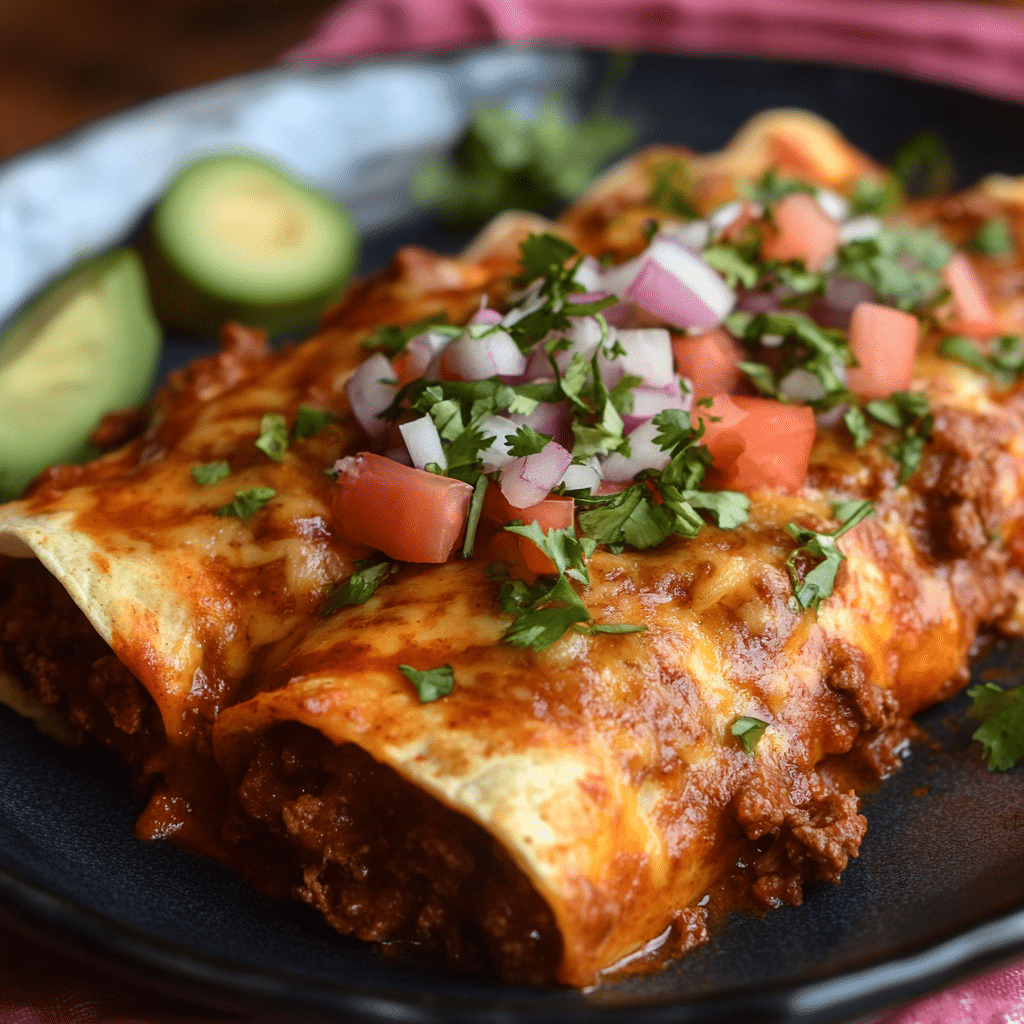 Tex-Mex Beef Enchiladas