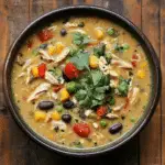 Green Enchilada Chicken Soup