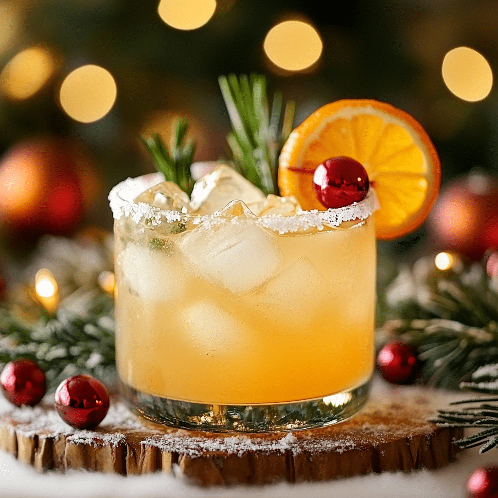 Holly Jolly Christmas Citrus Cocktail